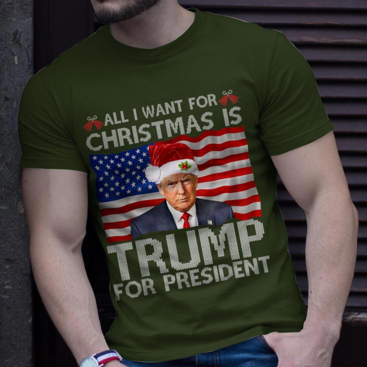 All I Want For Christmas Is A New President Trump 2024 Xmas T-Shirt Gifts for Him