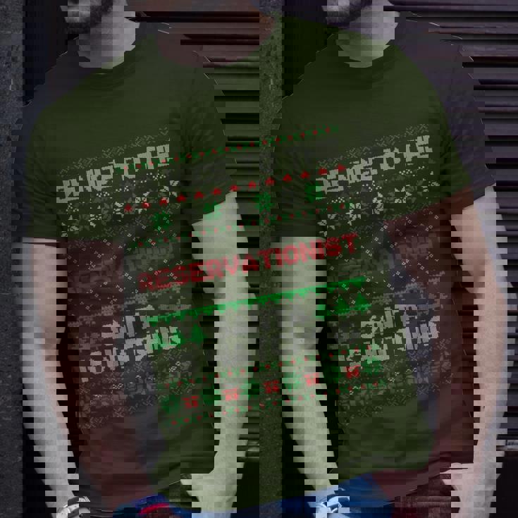 Xmas For Reservationist Reservationist Ugly Sweater T-Shirt Gifts for Him