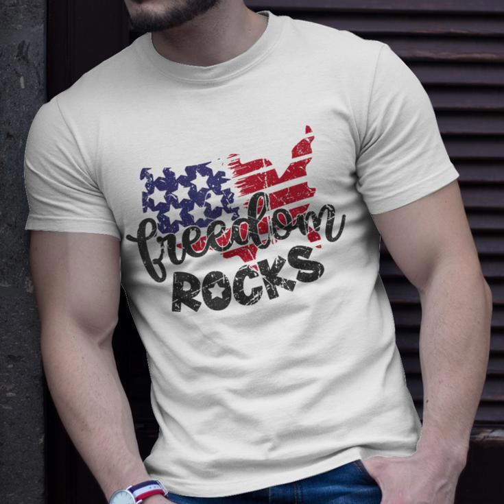 4Th Of July 2023 Patriotic American Freedom Independence-Day Unisex T-Shirt Gifts for Him