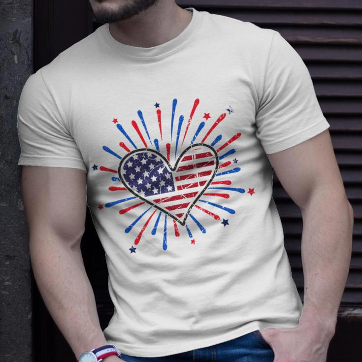 4Th Of July 2023 Patriotic American Independence-Day Usa Unisex T-Shirt Gifts for Him