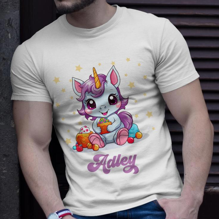 Adley Merch Unicorn Design Unisex T-Shirt Gifts for Him