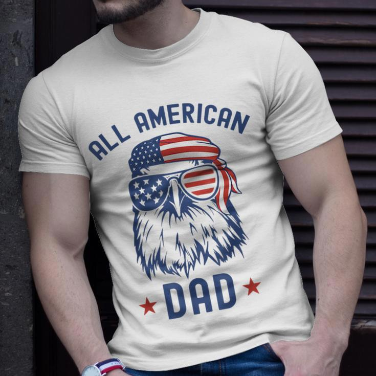 All American Dad Patriotic Eagle Sunglasses Us Flag 4Th July Gift For Mens Unisex T-Shirt Gifts for Him