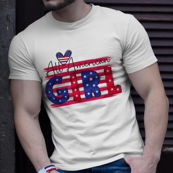 All American Girls 4Th Of July Daughter Unisex T-Shirt Gifts for Him