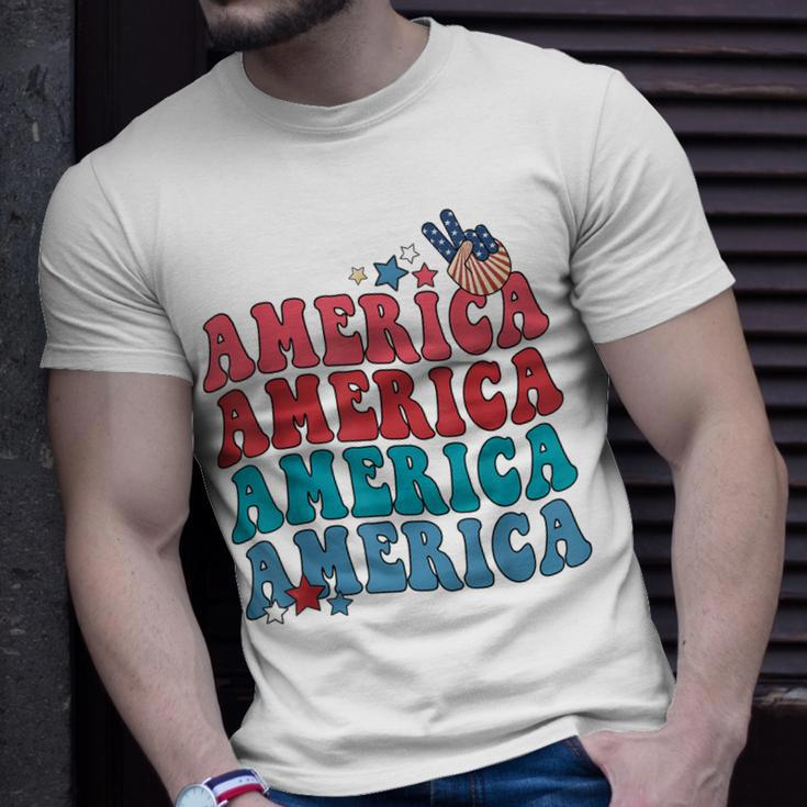 America Patriotic 4Th Fourth Of July Independence Day Unisex T-Shirt Gifts for Him