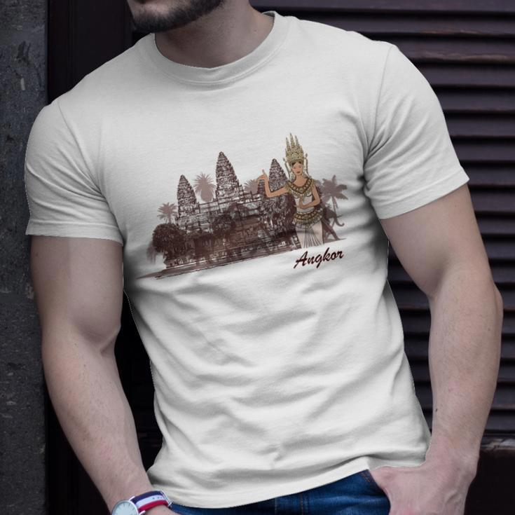 Apsara Angkor Wat Cambodia T-Shirt Gifts for Him