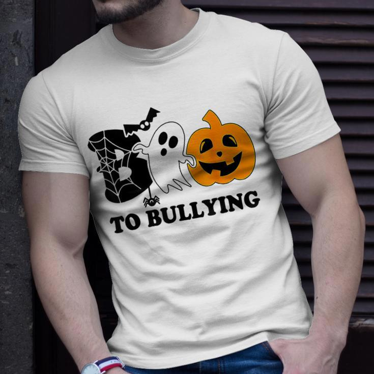 Boo To Bullying Orange Anti Bullying Unity Day Halloween Kid T-Shirt Gifts for Him