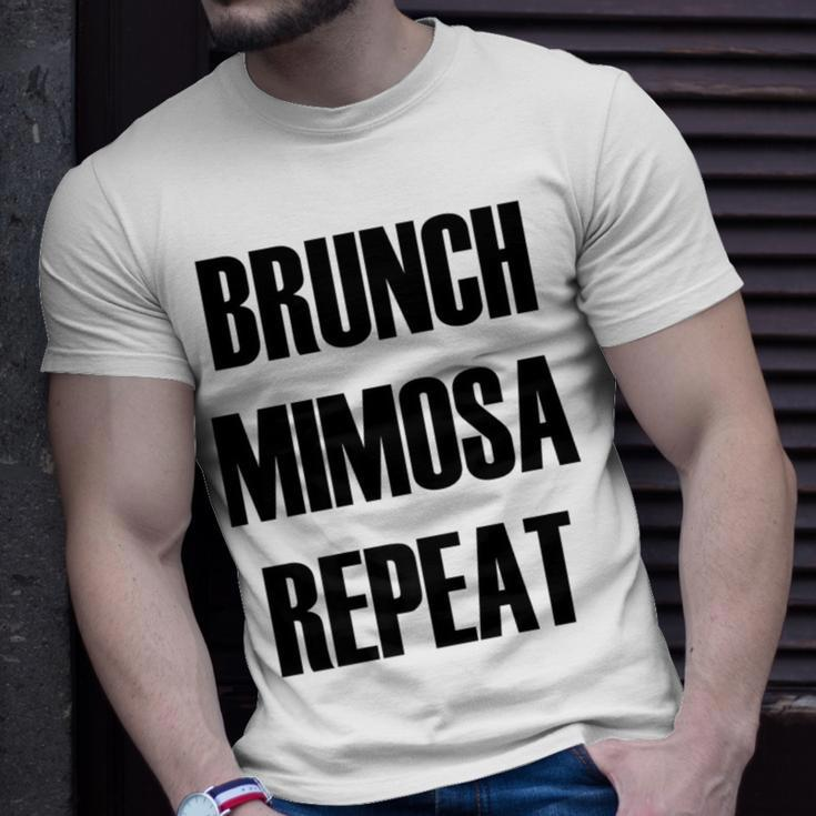 Brunch Mimosa Repeat Popular Quote T-Shirt Gifts for Him