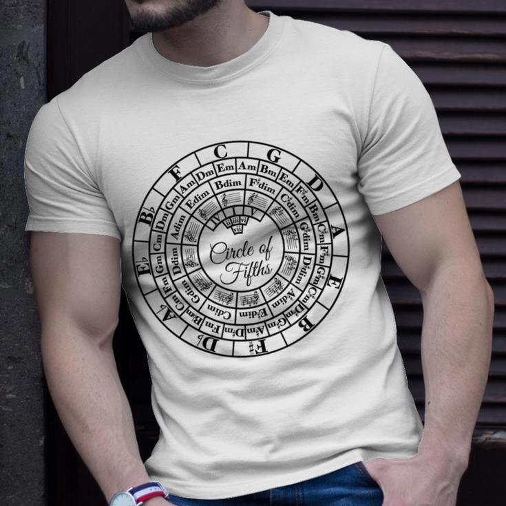 Circle Of Fifths Classical Harmony & Theory Chart T-Shirt Gifts for Him