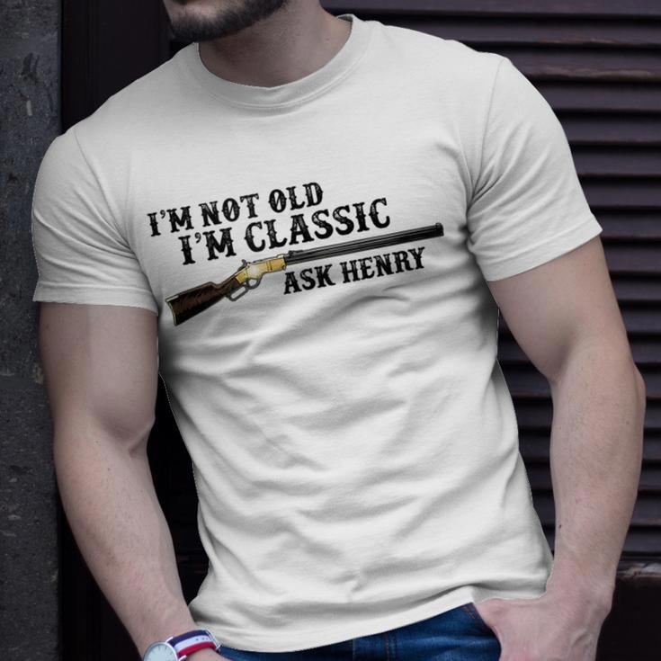 Classic Henry Lever Action Rifle - For Gun Enthusiasts Unisex T-Shirt ...
