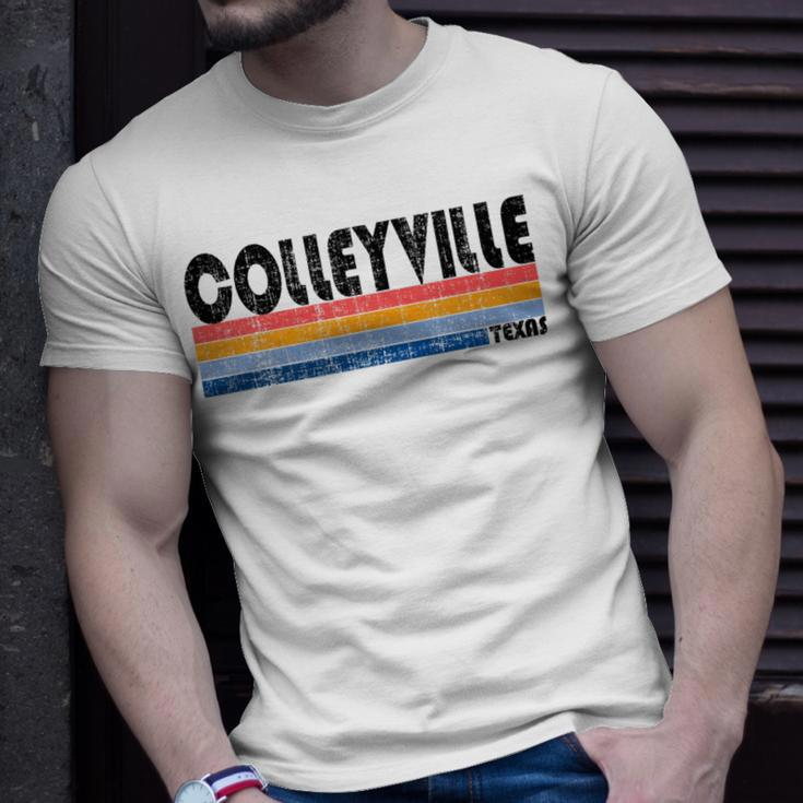 Colleyville Tx Hometown Pride Retro 70S 80S Style T-Shirt Gifts for Him