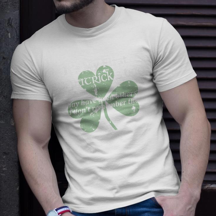 Craft Its My First St Patricks Day Funny Unisex T-Shirt Gifts for Him