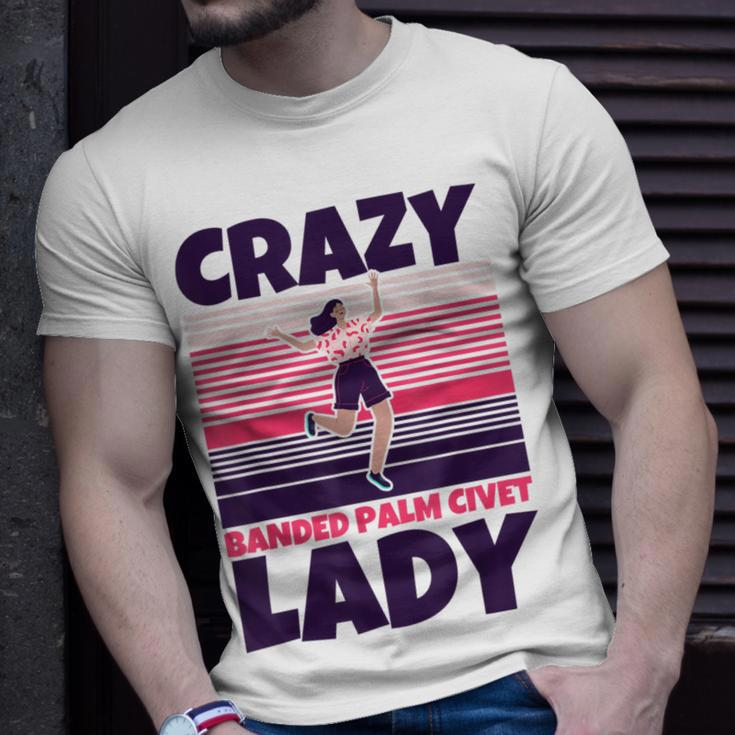 Crazy Banded Palm Civet Lady T-Shirt Gifts for Him