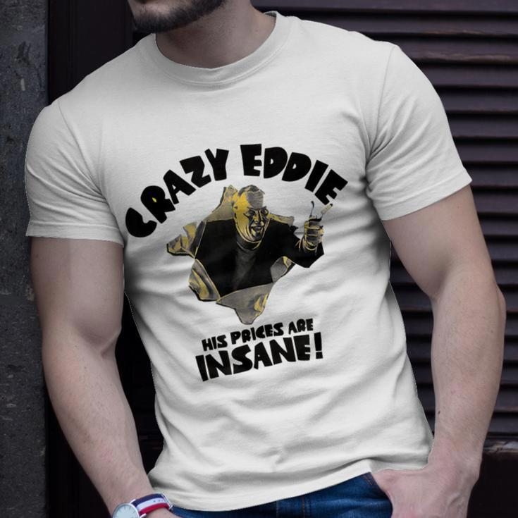 Crazy Eddie Electronics Department Store Unisex T-Shirt Gifts for Him