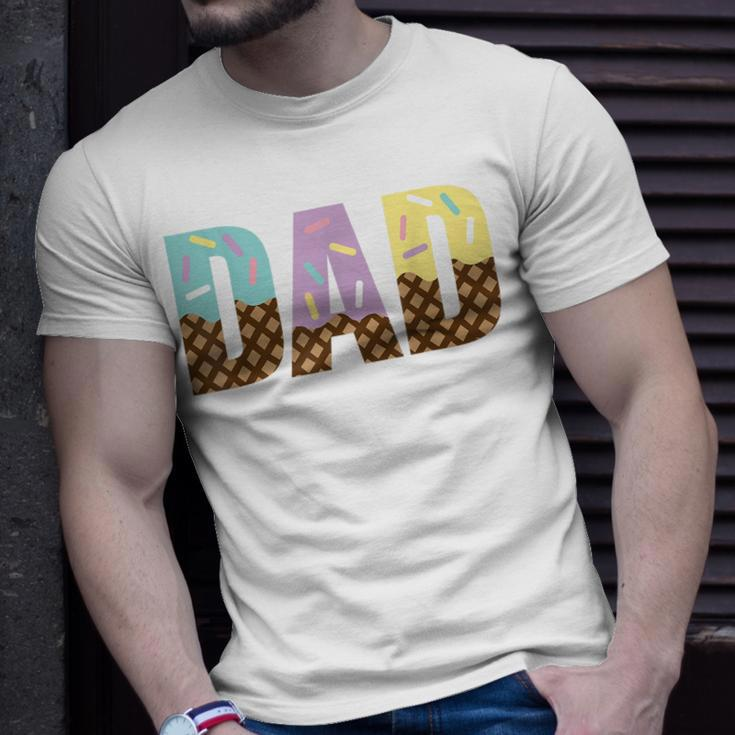 Dad Of The Sweet One Ice Cream 1St First Family Fathers Day Unisex T-Shirt Gifts for Him
