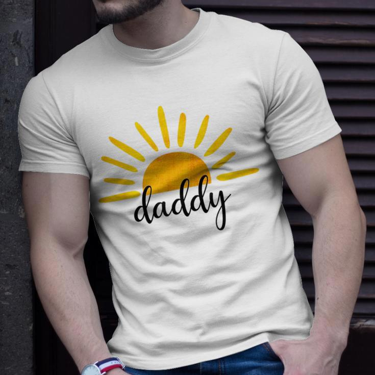 Daddy Of The Birthday First Trip Around The Sun Birthday Sun Funny Gifts Unisex T-Shirt Gifts for Him