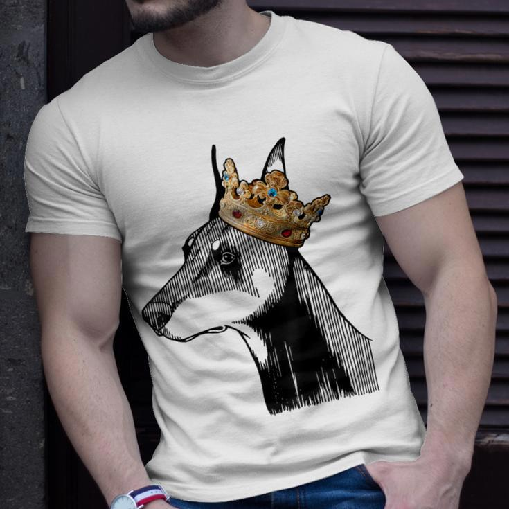 Doberman Pinscher Dog Wearing Crown T-Shirt Gifts for Him
