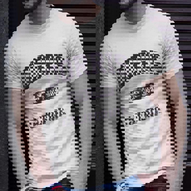 Dorris California Ca Vintage State Athletic Style T-Shirt Gifts for Him