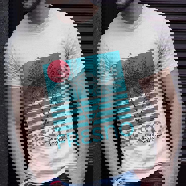 Fresno Ca Souvenir California Palm Tree T-Shirt Gifts for Him Fresno Ca Souvenir California Palm Tree T-Shirt Gifts for Him