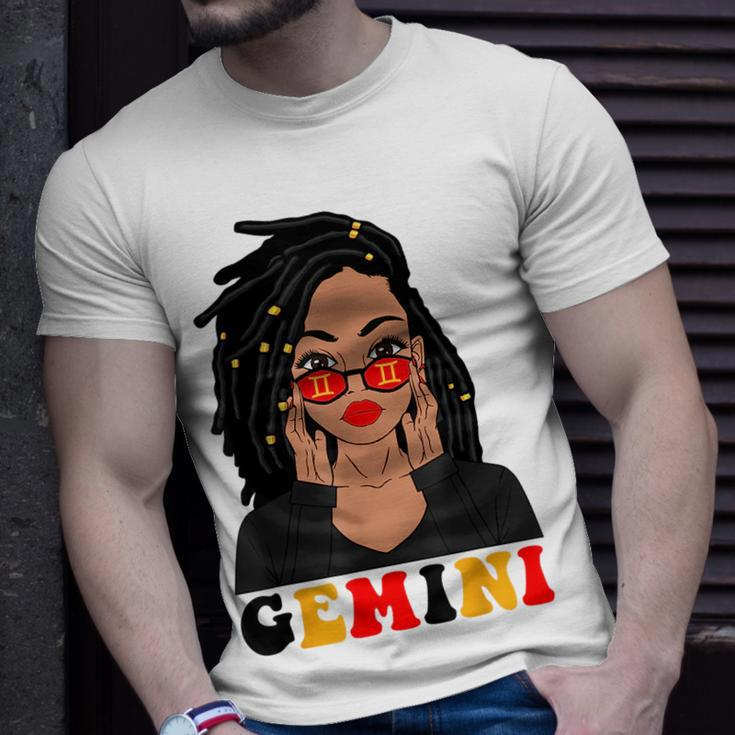 Gemini Girl Locd Woman Zodiac Signs Birthday Girl Unisex T-Shirt Gifts for Him