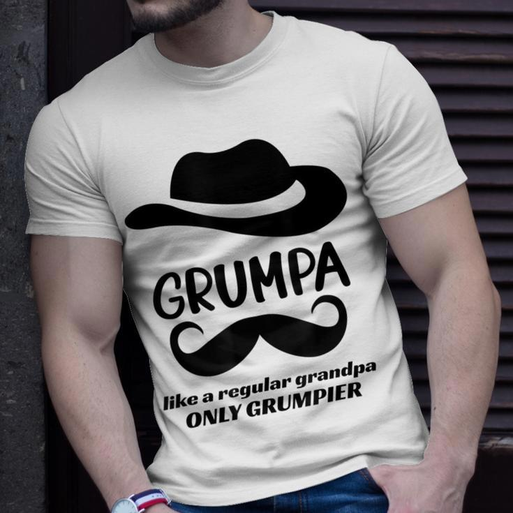 Grumpa Grumpy Old Grandpa Funny Best Grandfather Gift For Mens Unisex T-Shirt Gifts for Him