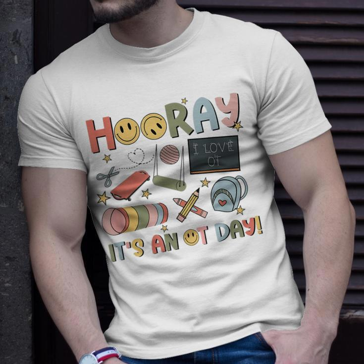 Hooray It’S An Ot Day Occupational Therapy Back To School T-Shirt Gifts for Him