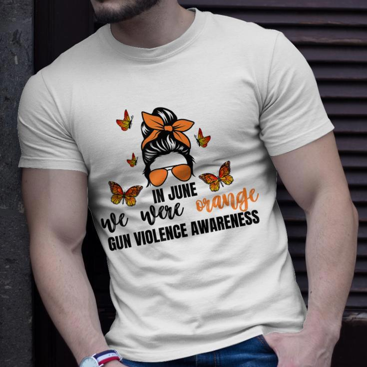 In June We Wear Orange Gun Violence Awareness Day Unisex T-Shirt Gifts for Him