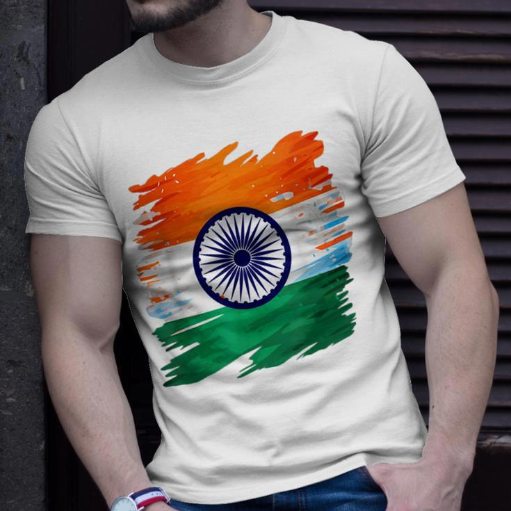 India Independence Day 15 August 1947 Indian Flag Patriotic T-Shirt Gifts for Him