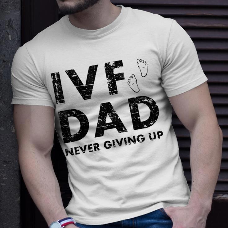 Ivf Dad Retrieval Day Infertility Transfer Funny Father Gift Unisex T-Shirt Gifts for Him