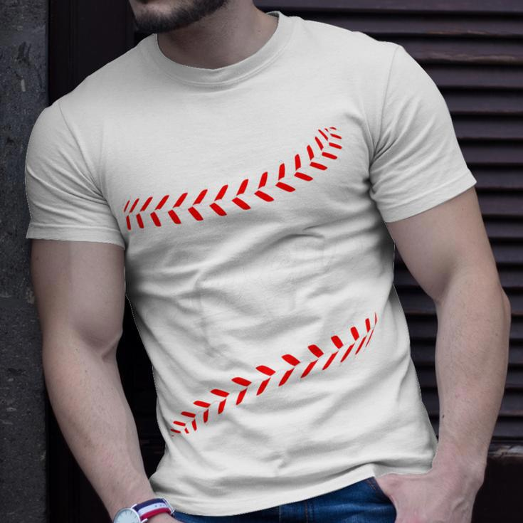 Kids 7 Year Old 7Th Baseball Softball Birthday Party Boys Girls Unisex T-Shirt Gifts for Him