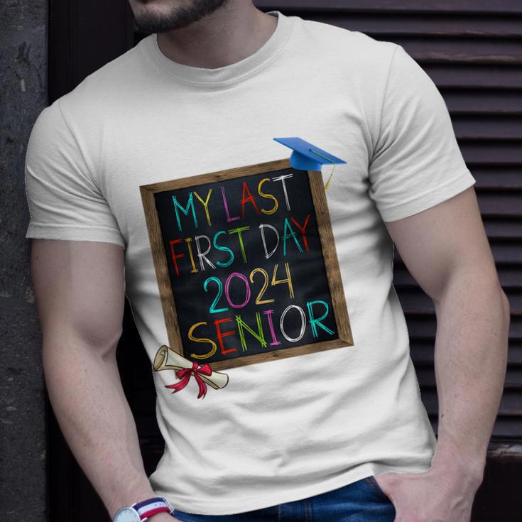 My Last First Day 2024 High School Senior Back To School Unisex T-Shirt ...
