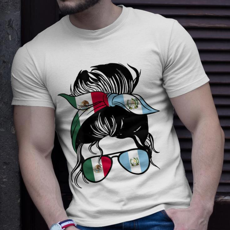 Mexico And Guatemala Mix Half Mexican And Half Guatemalan T-Shirt Gifts for Him