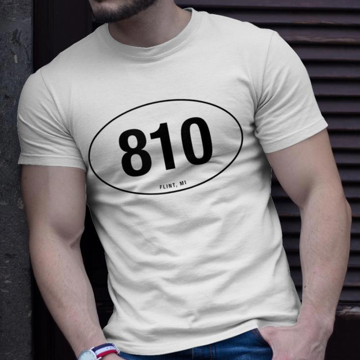 Michigan Area Code 810 Oval State Pride T-Shirt Gifts for Him