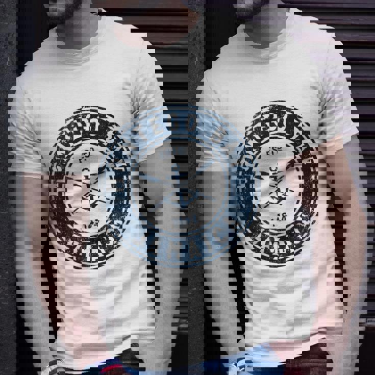 Montego Bay Jamaica Vintage Boat Anchor & Oars Unisex T-Shirt Gifts for Him