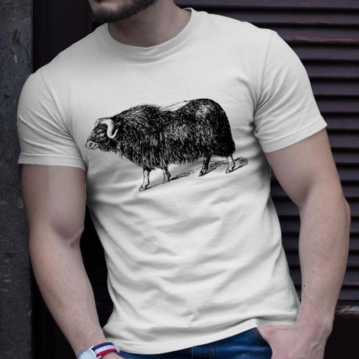 Musk Ox Arctic Buffalo Muskox Bovidae T-Shirt Gifts for Him
