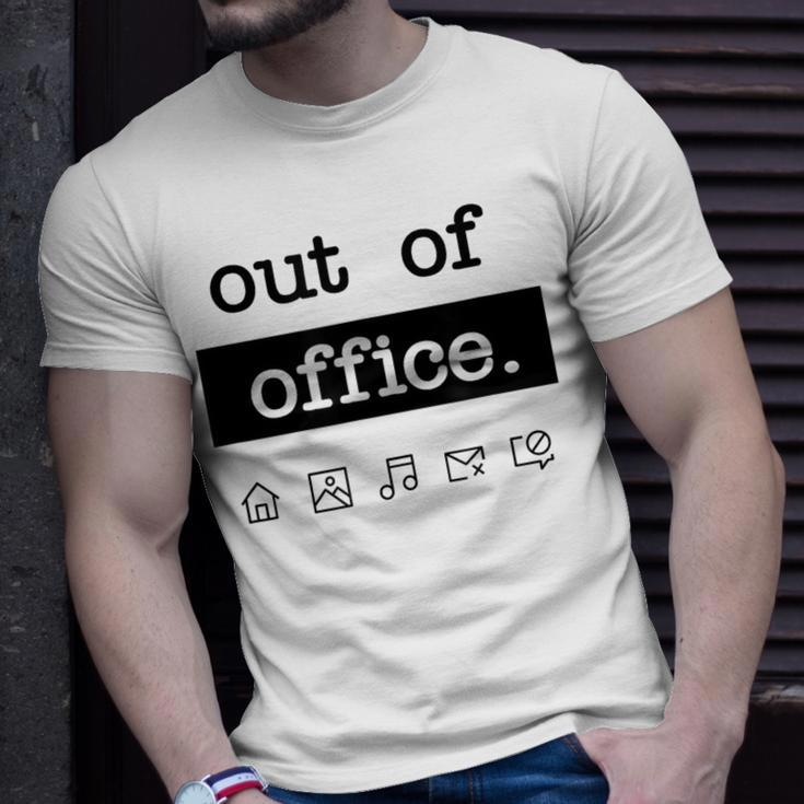 Out Of Office Work From Home Vacation Holiday T-Shirt Gifts for Him