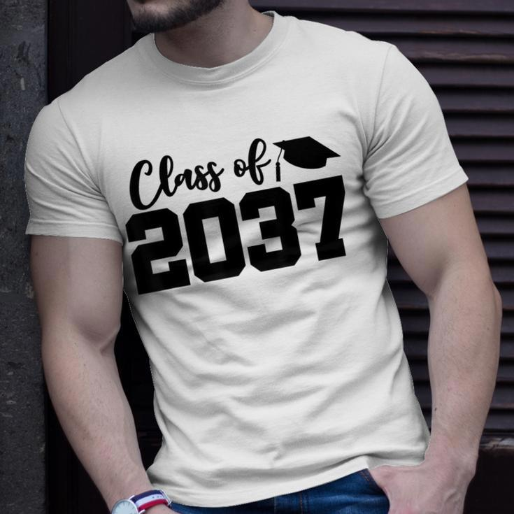 Pre-K Class Of 2037 First Day School Grow With Me Graduation T-Shirt Gifts for Him