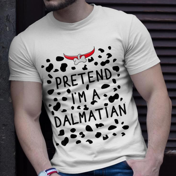 Pretend I'm A Dalmatian Costume Halloween Dog Lover T-Shirt Gifts for Him