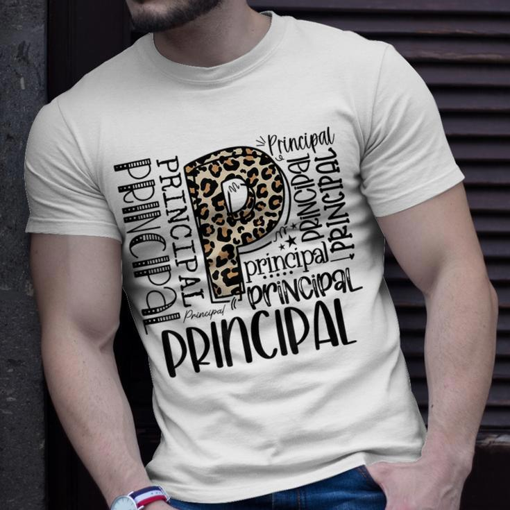 Principal Typography Principal First Day Of Back To School Unisex T-Shirt Gifts for Him