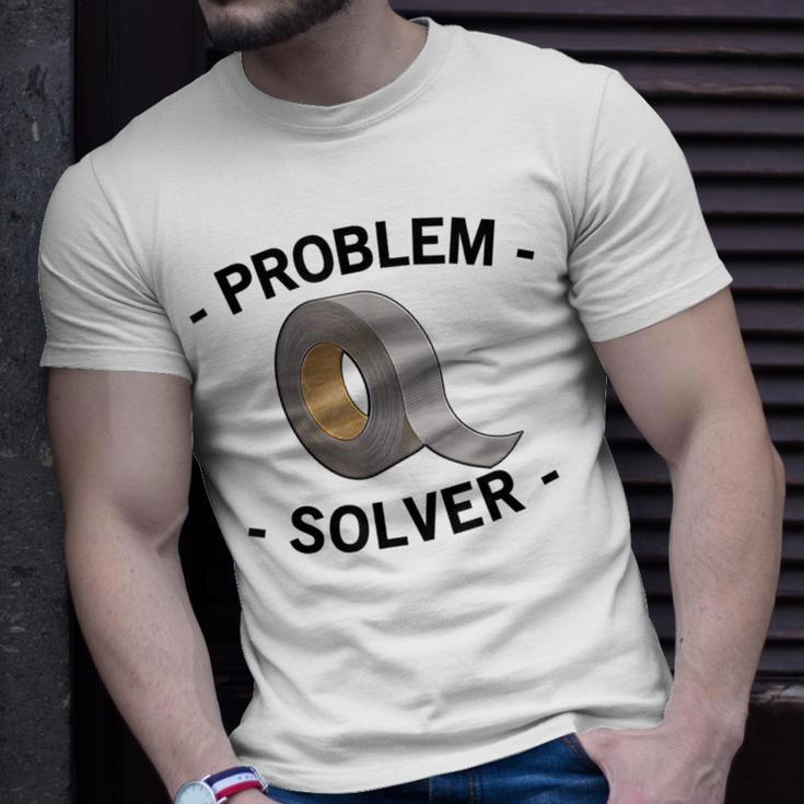 Problem Solver Handyman Craftsman Duct Tape T-Shirt Gifts for Him