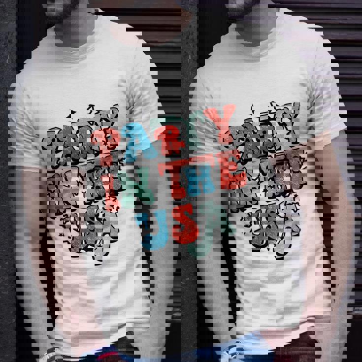 Retro Party In The Usa 4Th Of July America Fourth Of July Usa Funny Gifts Unisex T-Shirt Gifts for Him