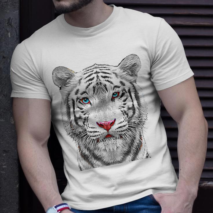 Siberian White Bengal Tiger T-Shirt Gifts for Him