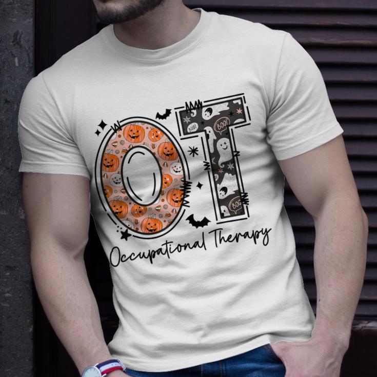 Spooky Occupational Therapy Therapist Halloween Ota Ot T-Shirt Gifts for Him