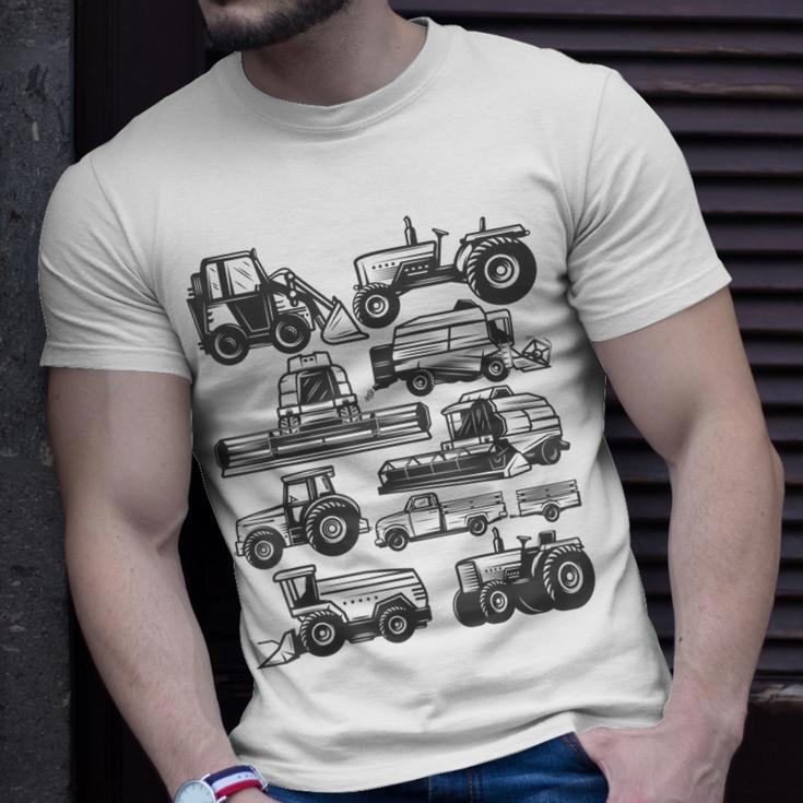 Tractor Farmer Farming Trucks Farm Boys Toddlers Girls Kids Unisex T-Shirt Gifts for Him