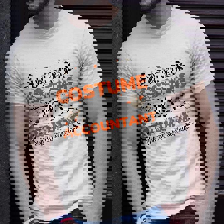 Vintage Halloween I Dont Need A Costume Accountant Halloween Funny