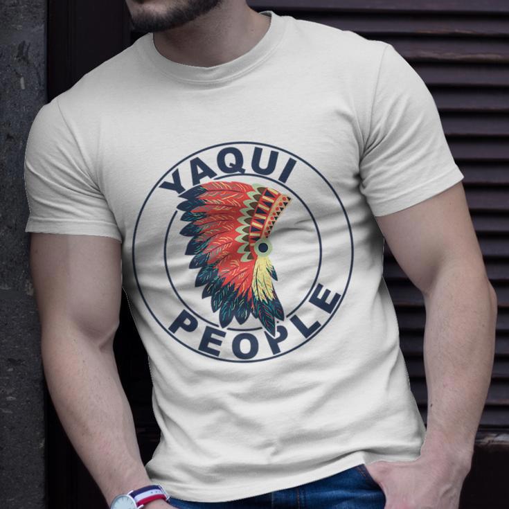 Yaqui Pride Tribe Native American Indian Buffalo Yoeme Uto Mens Back Print  T-shirt