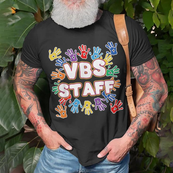 2022 Vacation Bible School Colorful Vbs Staff Unisex T-Shirt Gifts for Old Men