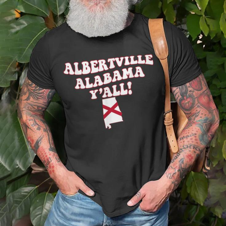Albertville Alabama Y'all Al Southern Vacation T-Shirt Gifts for Old Men