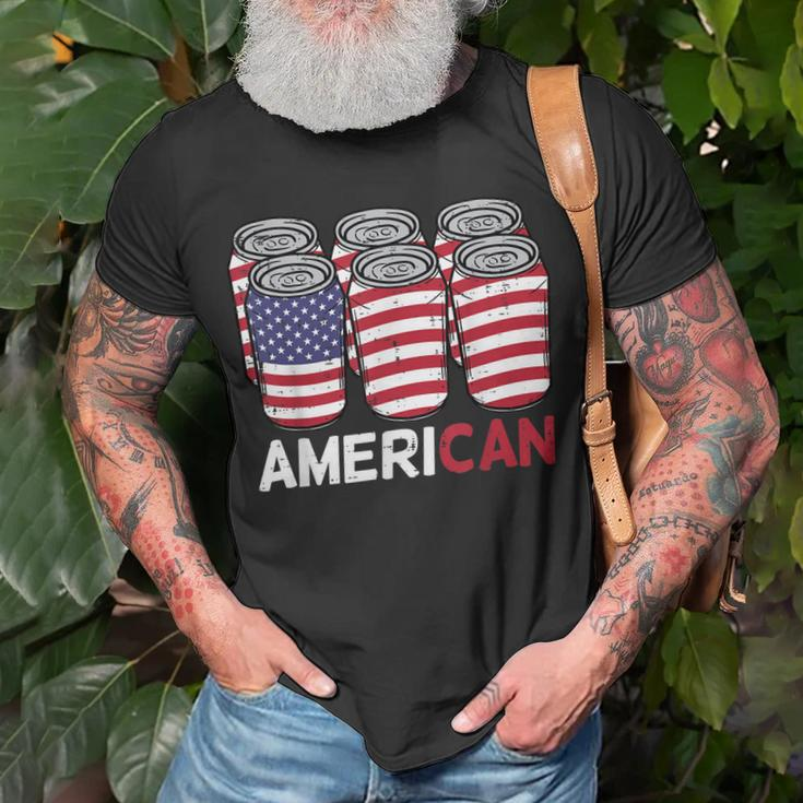 American Cans Funny Fourth 4Th Of July Patriotic Men Women Unisex T-Shirt Gifts for Old Men