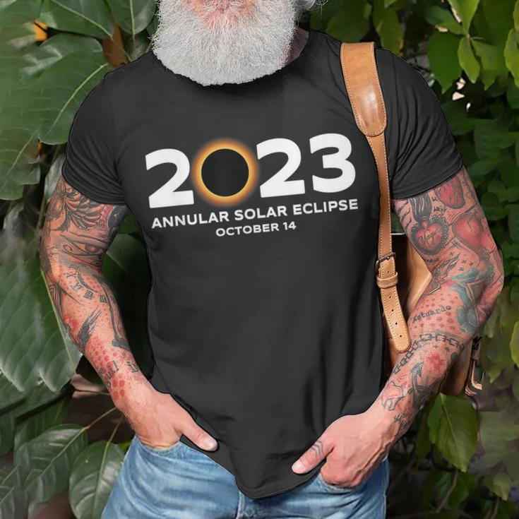 Annular Solar Eclipse 2023 October 14 Astronomy Lover T-Shirt Gifts for Old Men