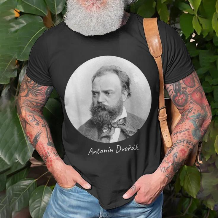 Antonin Dvorak Composer Portrait T-Shirt Gifts for Old Men